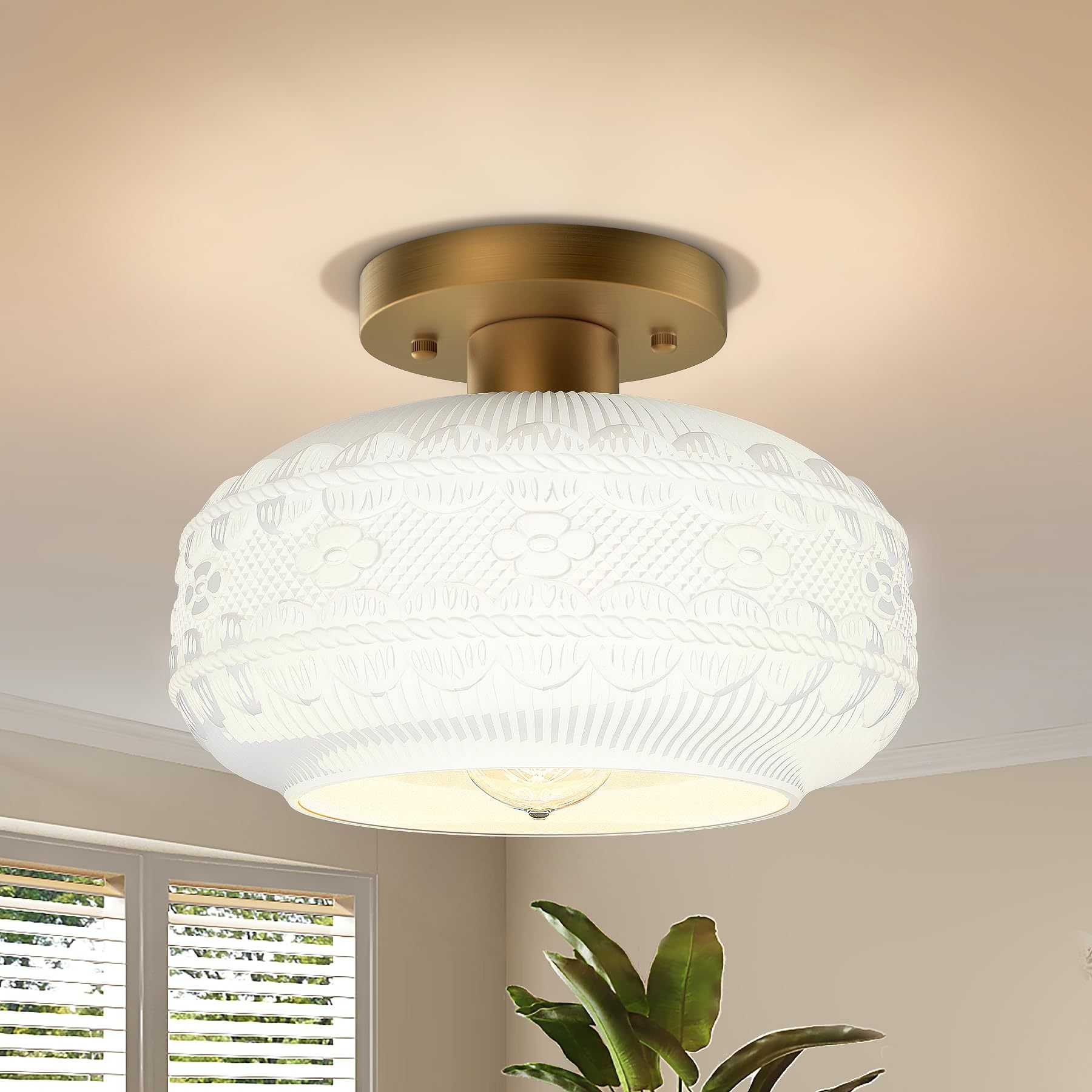TSINYELight Luxury Modern Style Lanterns Chandeliers IP44 Ceiling Lights Lamp Shades for Living Room Hallway Bedroom
