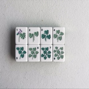Juego de Mahjong Personalizado con Temática de <span class=keywords><strong>Mantis</strong></span> Rosa-Verde, Estilo Americano para Interiores. <span class=keywords><strong>Colores</strong></span> Brillantes, Duraderos y Lujosos, Juego Multicapa. - Product Image 5