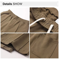 Streetwear haute qualité 365g automne hiver hommes Jogging pantalon Baggy personnalisé grande taille coton pantalons de survêtement