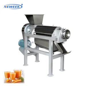 NEWEEK 0.5t/h Industrial Screw Fruit Vegetables Pressing Juicer Extractor mango pulp Apple Orange juice making machine