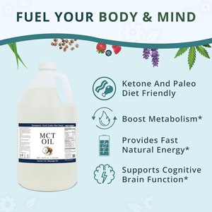 1kg d'huile de noix de coco MCT de qualité alimentaire <span class=keywords><strong>C8</strong></span> MCT huile de coco liquide sans saveur végétalienne et sans gluten - Product Image 4