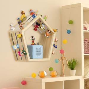Organizador de Figuras Tonies <span class=keywords><strong>para</strong></span> Habitación Infantil, <span class=keywords><strong>Estante</strong></span> de Exhibición de Madera <span class=keywords><strong>para</strong></span> Caja de Tonies, Estantes Flotantes de Madera <span class=keywords><strong>para</strong></span> Pared con Personajes - Product Image 6