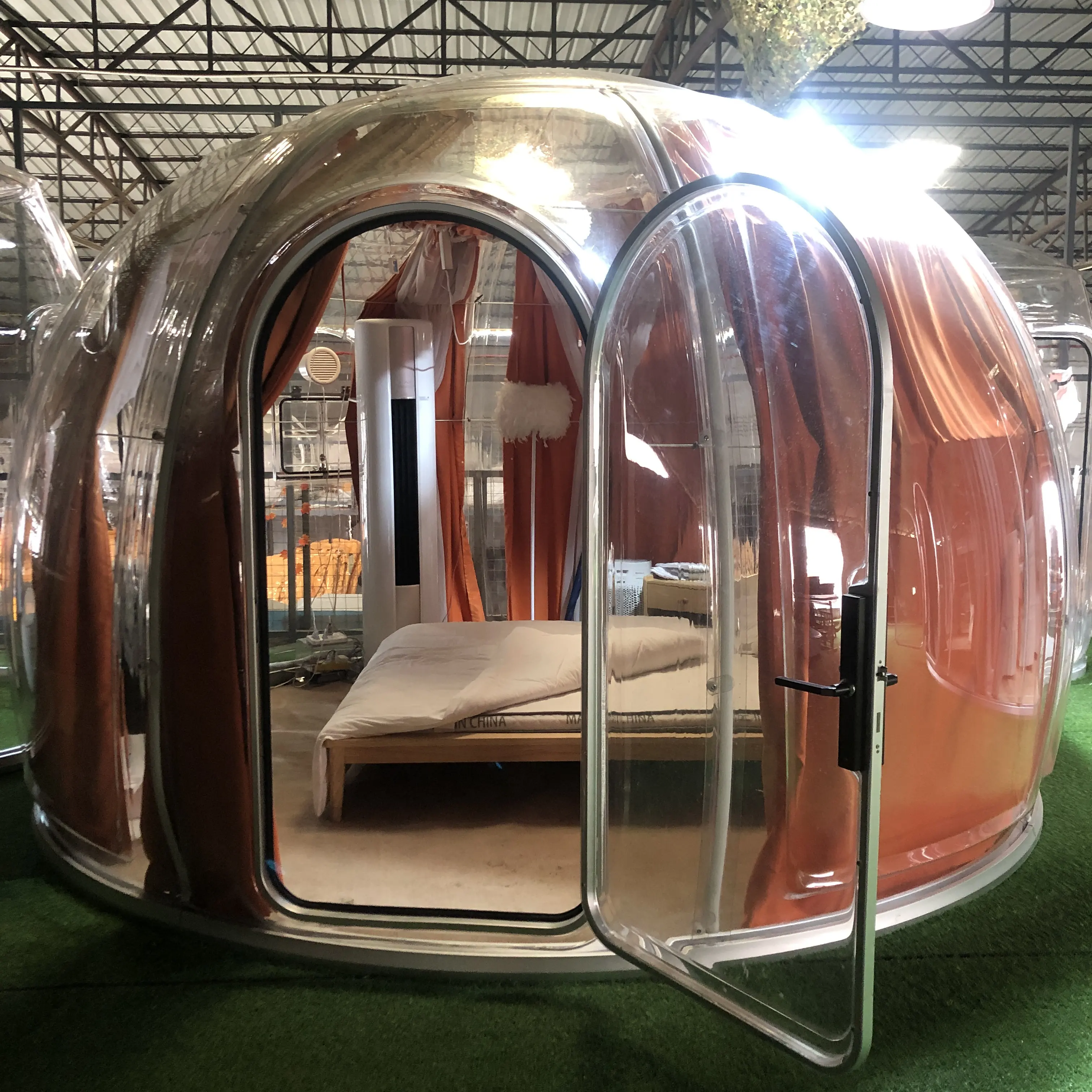 3m High-quality Customization Polycarbonate Dome Prefab PC bubble House For high-end B B places