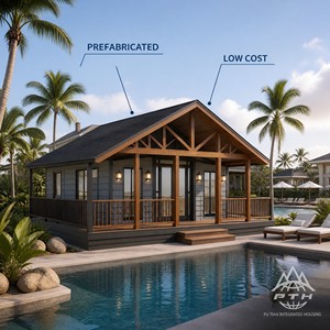 Villa Prefabbricata di Design a Doppia Ala da 20 Piedi, Casa Modulare di Lusso per Siti Glamping e Rifugi di Montagna - Product Image 1