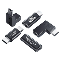 Adaptateur de convertisseur OTG USB 3.1 C mâle/femelle vers USB Type C femelle Charge rapide 10Gbps 5A pour utilisation sur téléphone portable