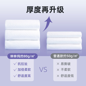 Disposable Bath Towel 60cm*120cm Extra <b>Large</b> Thick Absorbent White Non Woven Fabric Hotel Guest Use - Product Image 3