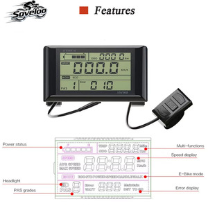 Afficheur LCD UKC1 SW900 pour vélo électrique MC 24V 72V, limite de vitesse 25 km/h, <span class=keywords><strong>OMD</strong></span> 2 #   Trottinette électrique en plastique écologique avec protocole de communication - Product Image 3