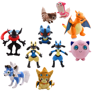 Jouets en peluche Poke super doux de haute qualité, 100 modèles, Kawaii Eevee Family Charizard Claw Machine, jouet pour enfants, vente en gros, Saint-Valentin - Product Image 4