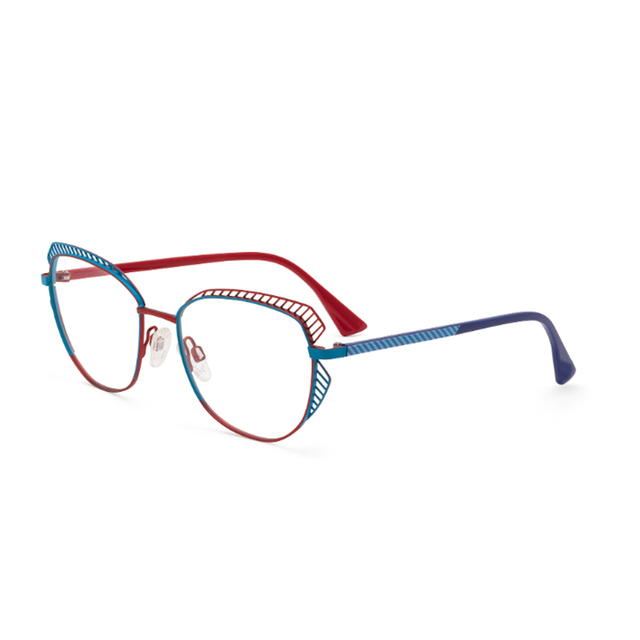 Yasee New Fashion Design Metal Optical Frame Eyeglasses Cat Eyewear