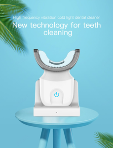 Cepillo de Dientes Eléctrico Sónico Inteligente Automático Tipo U con 4 Modos, Dispositivo de Blanqueamiento Dental con Carga USB y Luz Azul - Product Image 5