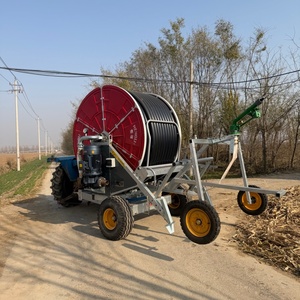 Machine d'irrigation autopropulsée à grande capacité, type bobine, pulvérisateur mobile robuste à alimentation hydraulique pour grandes surfaces agricoles - Product Image 5