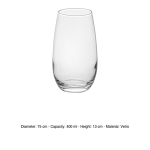 Vaso de Vidrio Templado Kalix 40 cl Bormioli Rocco H 13 cm Ø 7.5 cm - Product Image 3