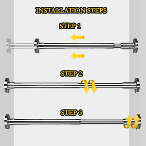 Tringles à rideaux romaines télescopiques <span class=keywords><strong>de</strong></span> 4 mètres, <span class=keywords><strong>tringle</strong></span> à vêtements réglable <span class=keywords><strong>sans</strong></span> perçage, séparateur <span class=keywords><strong>de</strong></span> pièce <span class=keywords><strong>extensible</strong></span>, <span class=keywords><strong>tringle</strong></span> à rideaux à tension - Product Image 6
