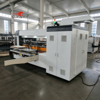 Nouvelle machine à rainurer les cartons à alimentation par le bord avant pour la production de boîtes d'expédition en carton ondulé, 180 pièces/min, marque Oray