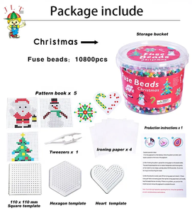 Factory Direct Sale 5mm Fuse Hama Perler Beads <b>for</b> <b>Kids</b> Educational DIY Storage Bucket Ironing Beads <b>for</b> Educational Toys - Product Image 3