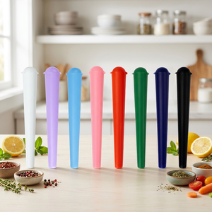 Tubos de Almacenamiento Cónicos de Plástico de 120 mm para Cigarros, Herméticos, Resistentes a Niños, con Tapa Pop-Top, Venta al Por Mayor - Product Image 1