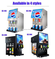 Fontaine à soda de haute qualité pour les magasins de boissons froides Distributeur de cola à 3 saveurs Machine à mélanger le cola commerciale