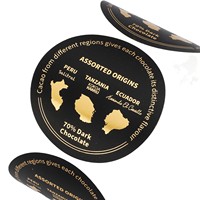 Autocollants ronds personnalisés en papier vinyle adhésif imperméable, impression de logo, rouleau d'autocollants