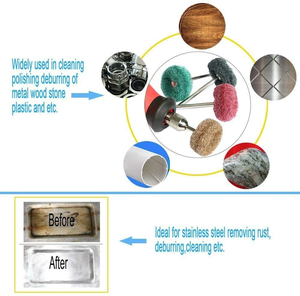 Stock local de EE. UU. Envíos en 24H Envío gratis EE. UU. 40x Juego de rebabas de rueda de pulido de <span class=keywords><strong>metal</strong></span> abrasivo para herramienta rotativa <span class=keywords><strong>Dremel</strong></span> - Product Image 4