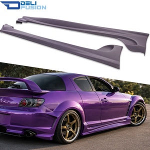 Kit carrosserie en fibre de verre, jupes latérales, accessoires extérieurs pour Mazda RX8 RX-8 SE3P 2002-2012 style JR - Product Image 1