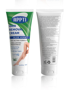 Crème dépilatoire à l'aloe vera, action rapide, lotion dépilatoire douce pour le corps, les jambes, les aisselles, OEM ODM, étiquette privée, logo personnalisé - Product Image 6