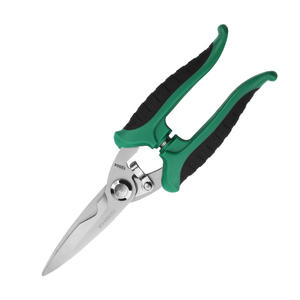 กรรไกรอเนกประสงค์ทูเซ่น สแตนเลสสตีล ขอบเรียบ สีเขียว เกรดอุตสาหกรรม 12934 - Product Image 1