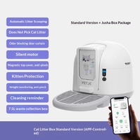 Bac à litière électrique intelligent pour chat, silencieux, magnétique, anti-pincement, à nettoyage automatique par une simple touche, facile à nettoyer
