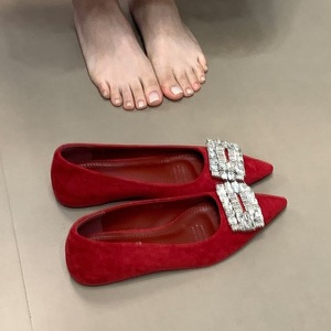 <span class=keywords><strong>Scarpe</strong></span> Eleganti da Sera Invernali Leggere con Tacco Interno, Fibbia Quadrata con Strass, Punta Affusolata e Stile Raffinato - Product Image 2