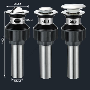 Tuyau de vidange de lavabo en laiton SYH580 à installation facile, accessoires de salle de bain jetables pour articles de bain et toilettes – Vente en gros - Product Image 1