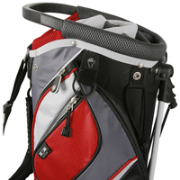 Sac de golf avec séparateurs rembourrés, poches de rangement zippées, double sangle rembourrée et base renforcée pour les golfeurs et les joueurs de clubs