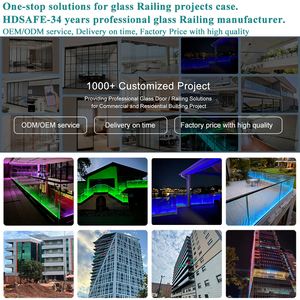 Ringhiera per <span class=keywords><strong>Balcone</strong></span> Esterno con Certificato CE, Vetro Stratificato di <span class=keywords><strong>Sicurezza</strong></span> per Balconi Commerciali, Base per Ringhiera e Corrimano - Product Image 6