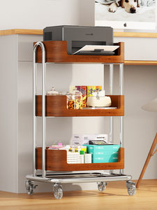 Estante de Almacenamiento Metálico para Impresora Móvil, Mueble de Almacenamiento de Múltiples Niveles para Hogar y Oficina - Product Image 3