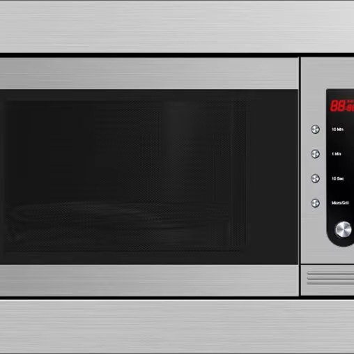 Built-in Electric Microwave Oven with Grill Home Multi-function for Households Hotels Cars RVs Outdoor Use Glass Housing