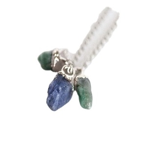 Collar de múltiples piedras preciosas naturales electroformado, Plata de Ley 92,5, collares largos de Astrología de 16 ", joyería de oro para mujer, regalo de estrella para hombre - Product Image 1