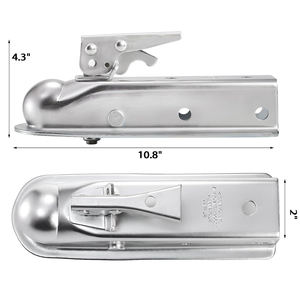 Tipe Amerika tugas berat 2 "lebar saluran 2 inci bola 2000IBS kapasitas derek lurus <span class=keywords><strong>Coupler</strong></span> - Product Image 4