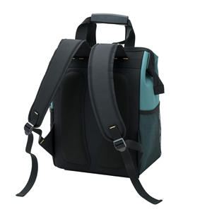 Sj0006 <b>Tool</b> Backpack Adjustable Straps Zipper Closure Durable Multi-pocket For Electricians <b>Carpenters</b> Installers Repairmen - Product Image 1