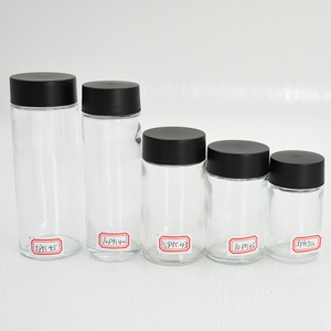Groothandel Hoge Kwaliteit 5-pack 10-pack meerdere glazen potten met kindveilige dop - Product Image 6