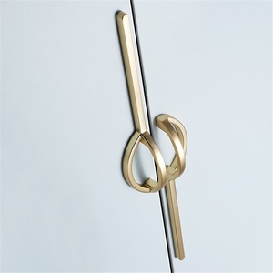 Light Luxury Zinc Alloy Modern Wardrobe <b>Cabinet</b> Door Handle and Knob Pair for Drawer Shoe <b>Cabinet</b> Bathroom <b>Cabinet</b> - Product Image 1
