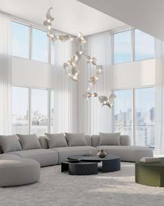 <span class=keywords><strong>Luminaires</strong></span> artistiques faits à la main de concepteur personnalisé forme moderne salle à manger îlot <span class=keywords><strong>central</strong></span> terrasse cage d'escalier lustre - Product Image 5