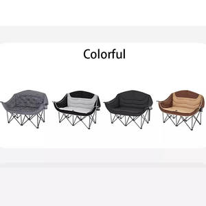 <span class=keywords><strong>เก้าอี้</strong></span><span class=keywords><strong>พับ</strong></span>สำหรับตั้งแคมป์แบบพกพา โครงอะลูมิเนียมอัลลอยด์ เปิดใช้งานได้รวดเร็ว รองรับ 2 คน ขนาดใหญ่พิเศษ พร้อมที่วางแก้วและที่วางแข<span class=keywords><strong>น</strong></span> - Product Image 2