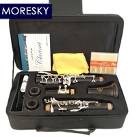 MORESKY Clarinet Silver Plated Ebony C Keys Klarnet MC68(OEM)
