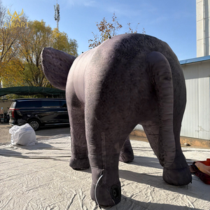Modèle d'éléphant sauvage gonflable <span class=keywords><strong>de</strong></span> 5 m <span class=keywords><strong>de</strong></span> long pour exposition muséale, accessoire <span class=keywords><strong>de</strong></span> fête pour enfants - Product Image 4