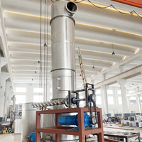 Sécheur rotatif à haute efficacité en acier inoxydable avec moteur de four à air chaud pour machine de traitement de séchage de poudres industrielles