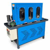 Machine de polissage à plat automatique multi-stations pour métaux (acier inoxydable, aluminium) et pièces de moteur, haute sécurité, écologique