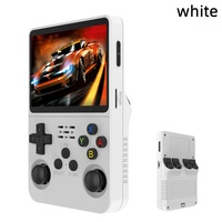 Konsol Game Genggam Retro R36S Layar IPS 3.5 Inci Sistem Linux RK3326 Pemutar Video Game Mini Portabel 64GB 128GB