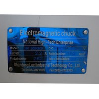 Table électromagnétique industrielle en acier pour machine de fraisage CNC X91