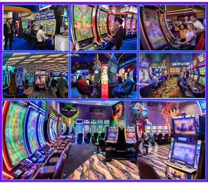 QIQU - Juego de Habilidad para Sala de Juegos con 1 Año de Garantía, Diamond Skill Games Fusion Plus Lightning Edition 8 en 1, Tablero de Juego Vertical para PC - Product Image 6