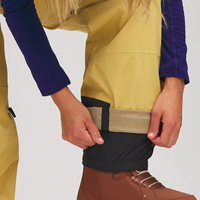 Pantalon de ski pour femme AQTQ 20K imperméable, respirant, sans PFAS, entièrement scellé par des coutures, 2L