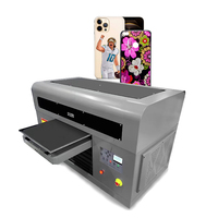 Imprimante jet d'encre UV à plat A4 à LED DOM SEM, vente directe usine, pour l'impression de logos sur coques de téléphone et de cartes PVC