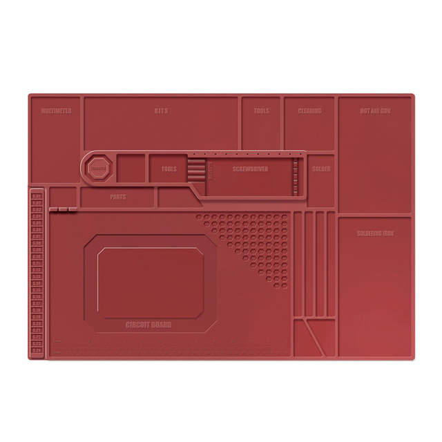 ESD Mat Heat-Resistant Rubber Working Mat Insulator Pad Guangdong Made for Soldering Station Repair Heat Insulation